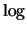 $\log$